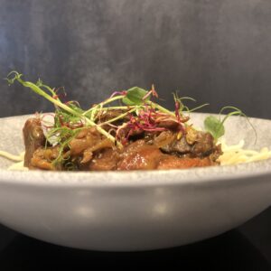 Porc au caramel et riz cantonnais