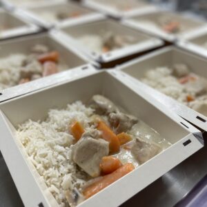 Blanquette de dinde, riz basmati