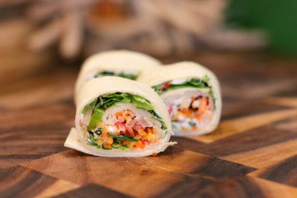 Mini wrap thon, poulet curry ou crudités chèvre miel – Image 2
