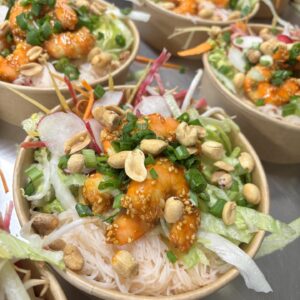 Salade thaï aux crevettes