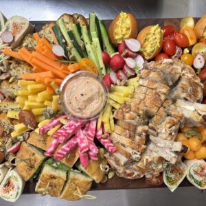Plateau apéritif avec crudités